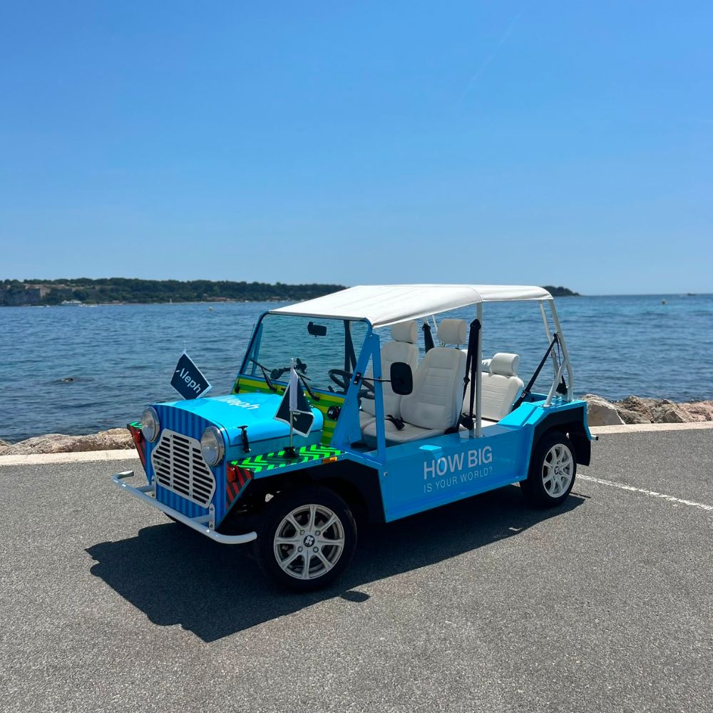 Electric Mini Moke Rental on the French Riviera