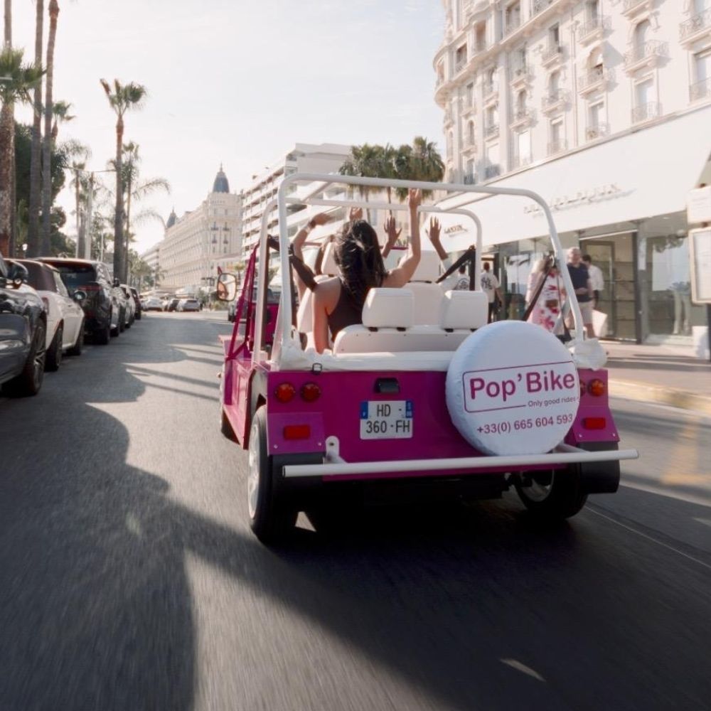 Electric Mini Moke Rental on the French Riviera