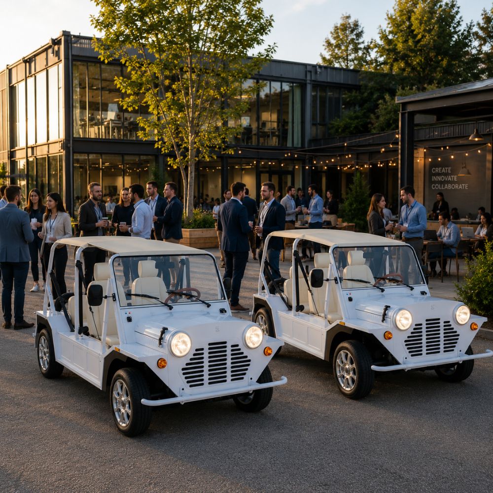 Mini Moke für Firmenevents & Branding an der Côte d'Azur