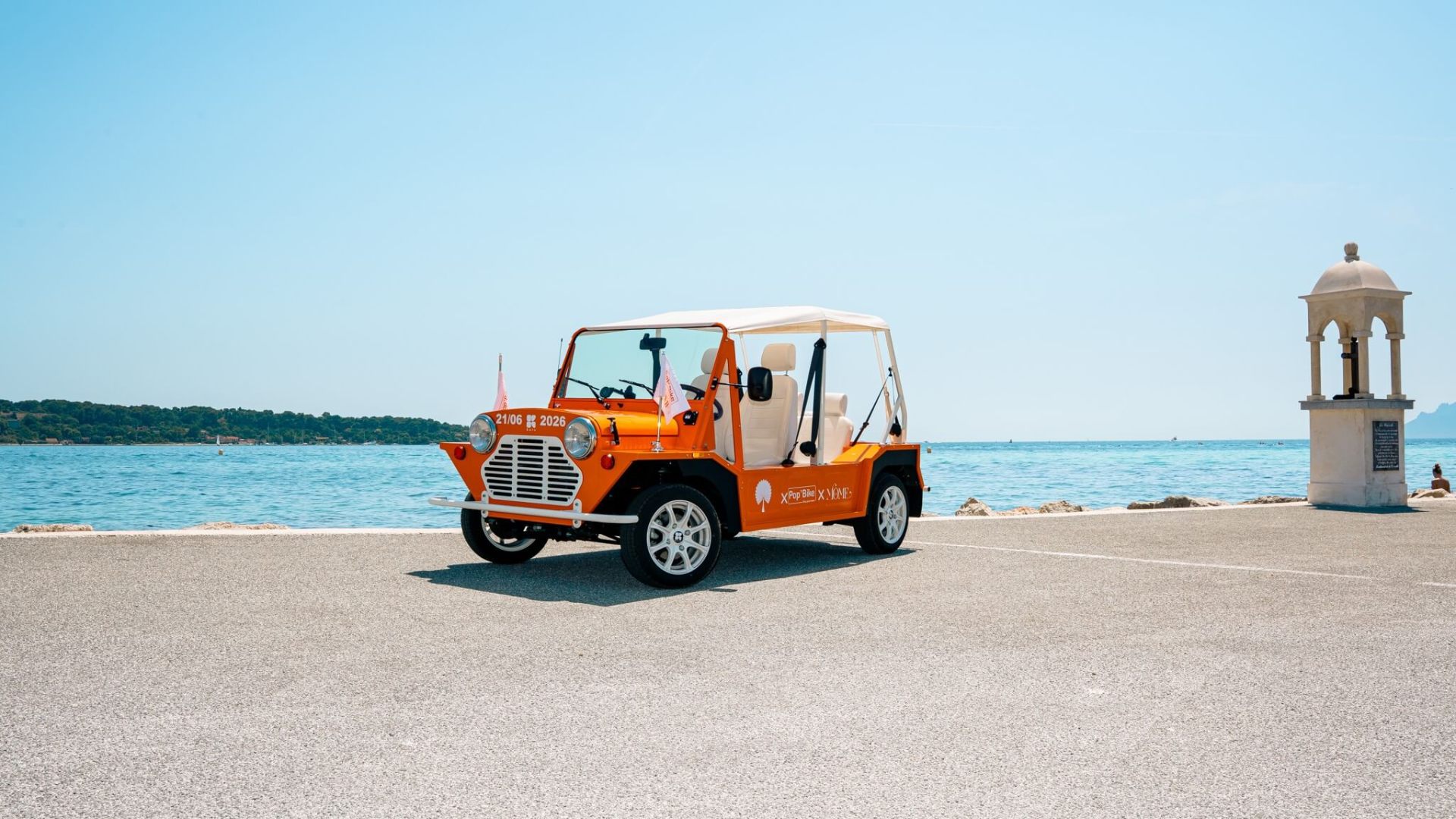 Electric Mini Moke Rental on the French Riviera